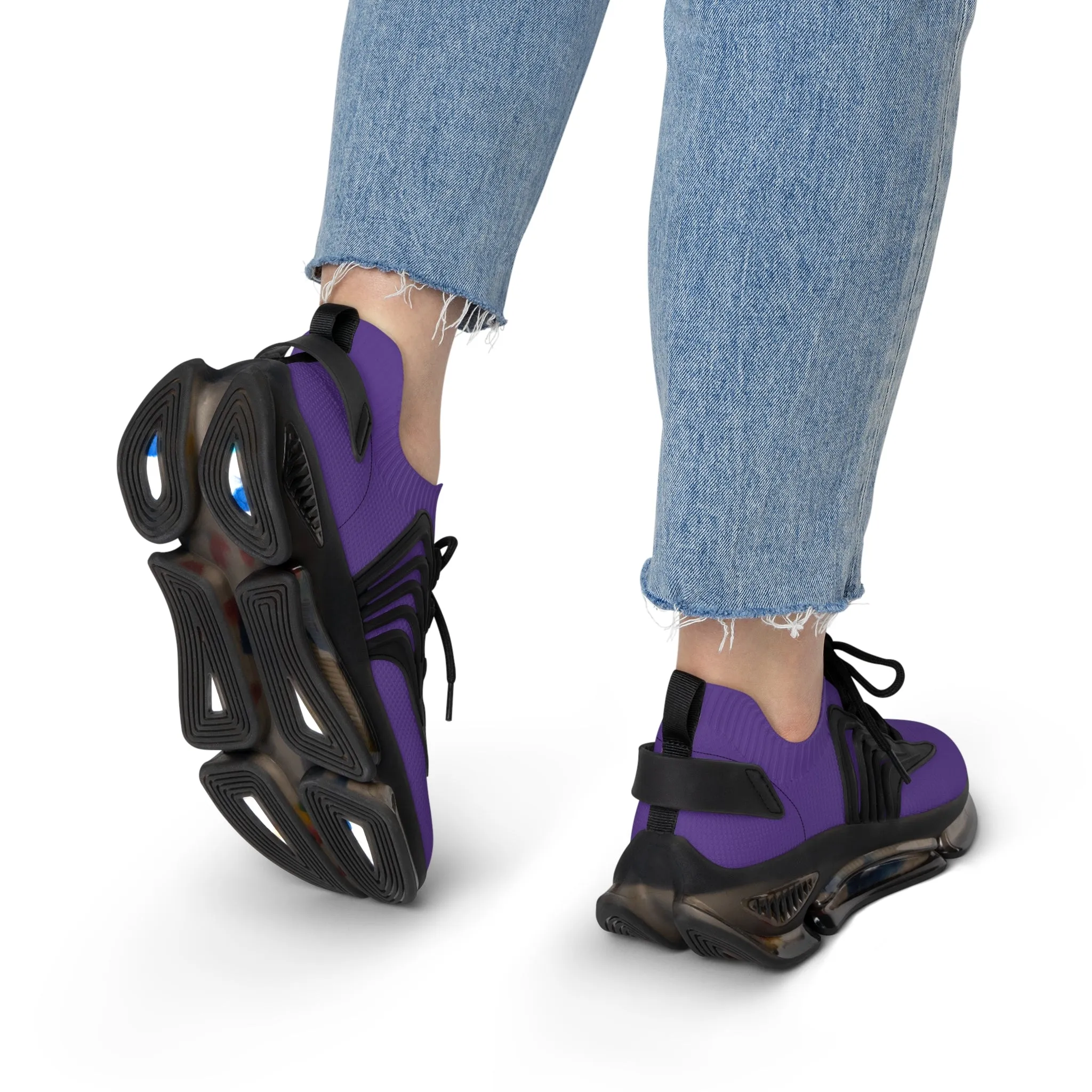 Purple Women's Mesh Sneakers