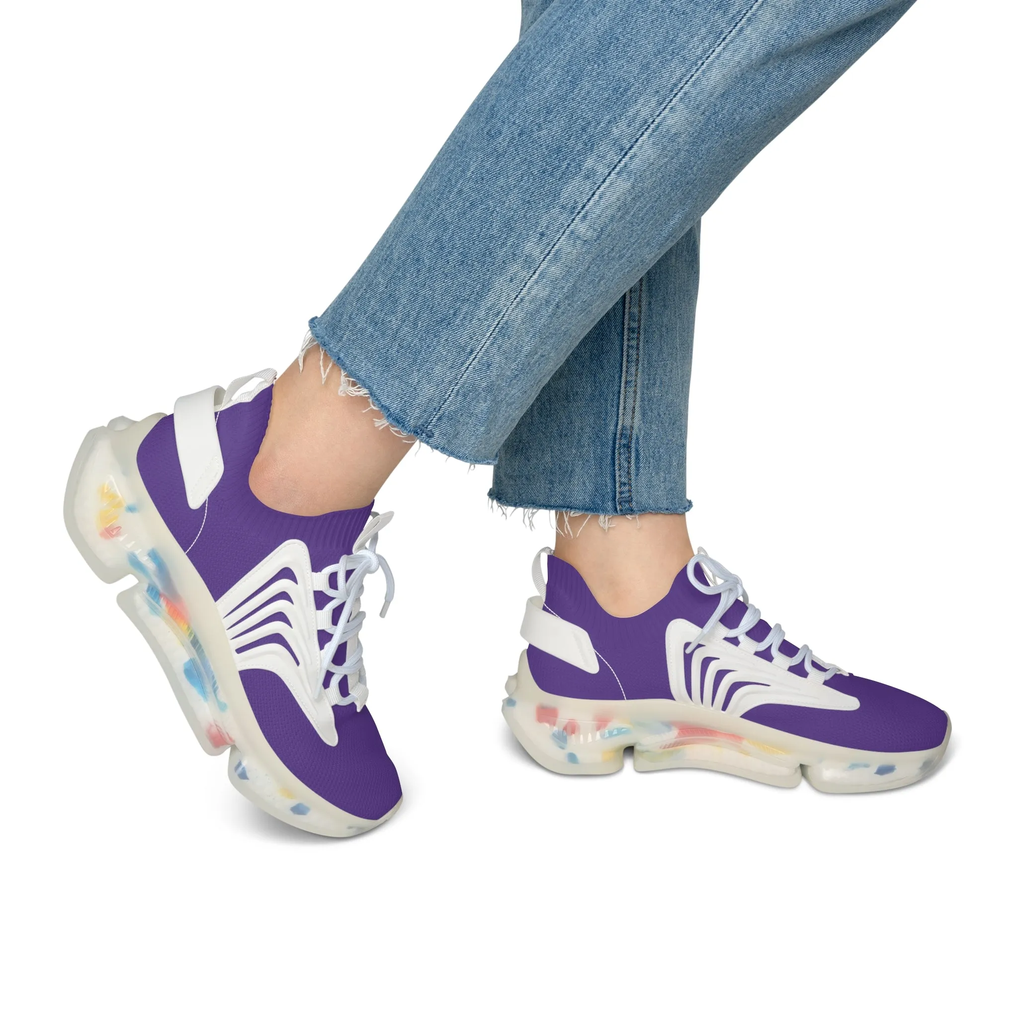 Purple Women's Mesh Sneakers
