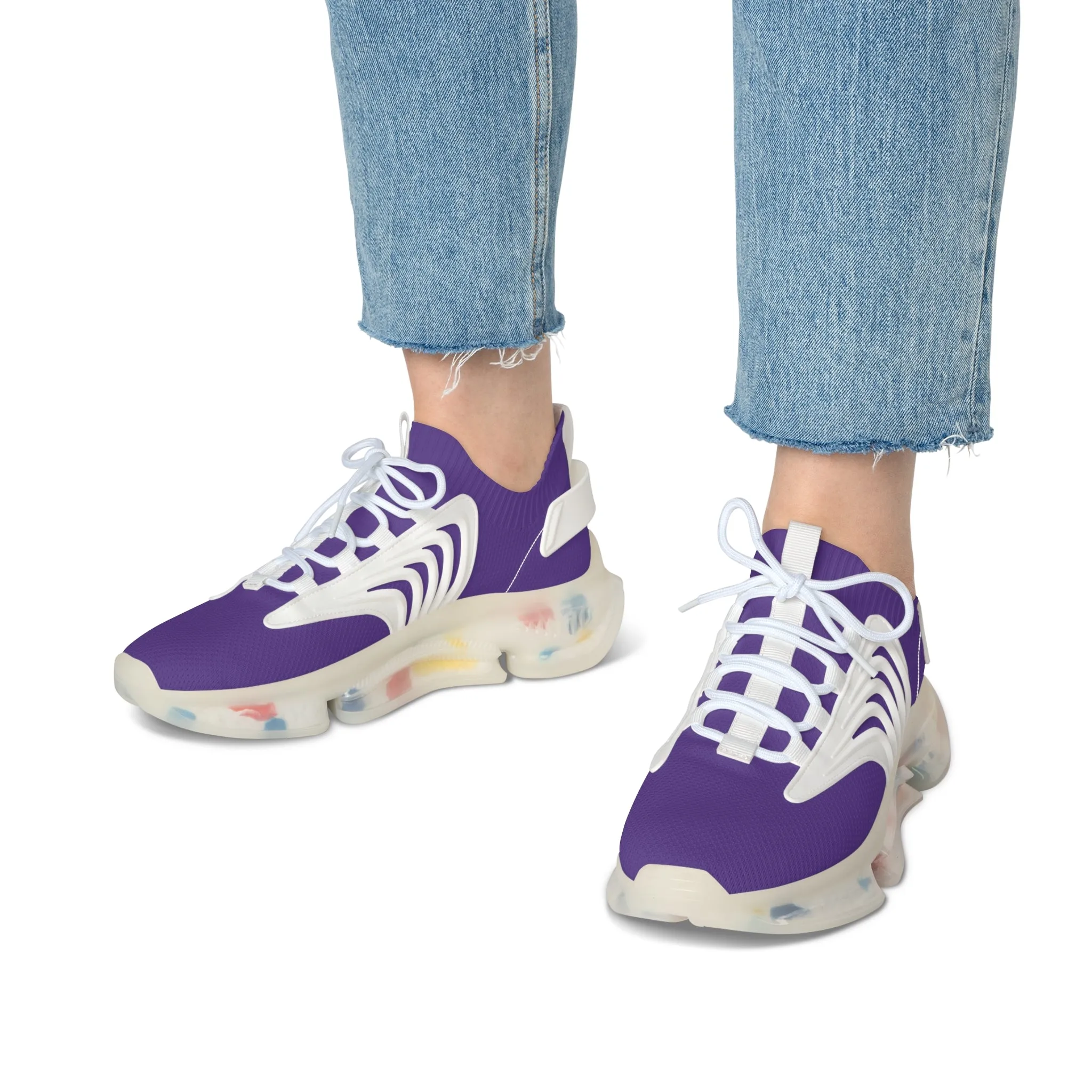 Purple Women's Mesh Sneakers