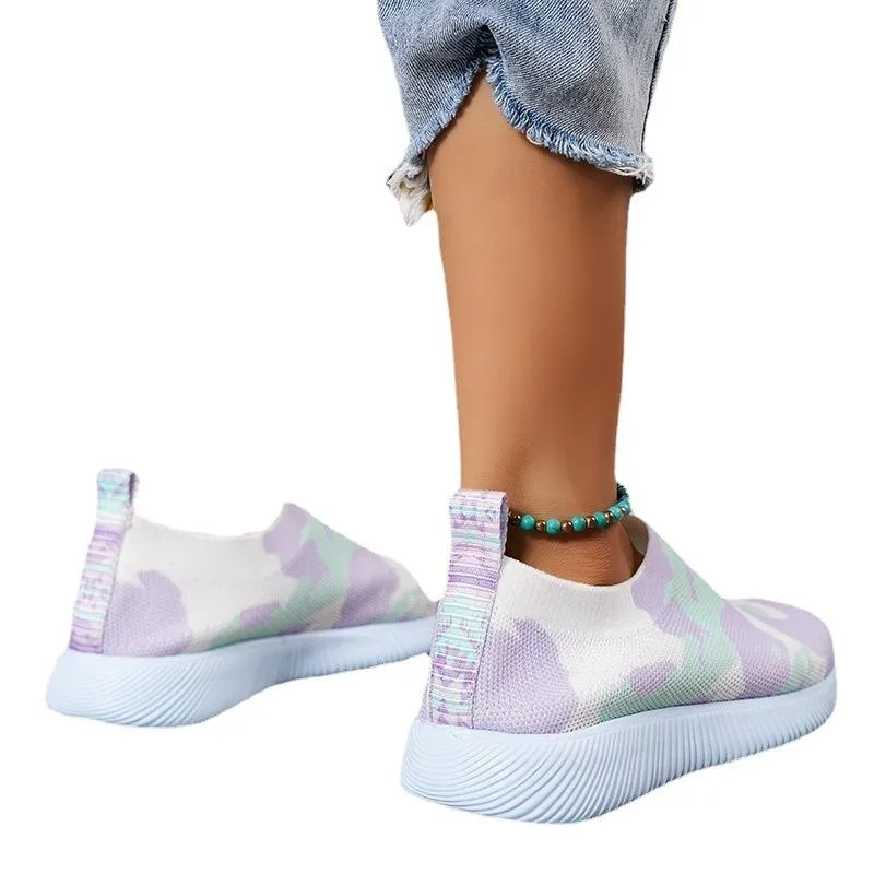 Rainbow sports shoes