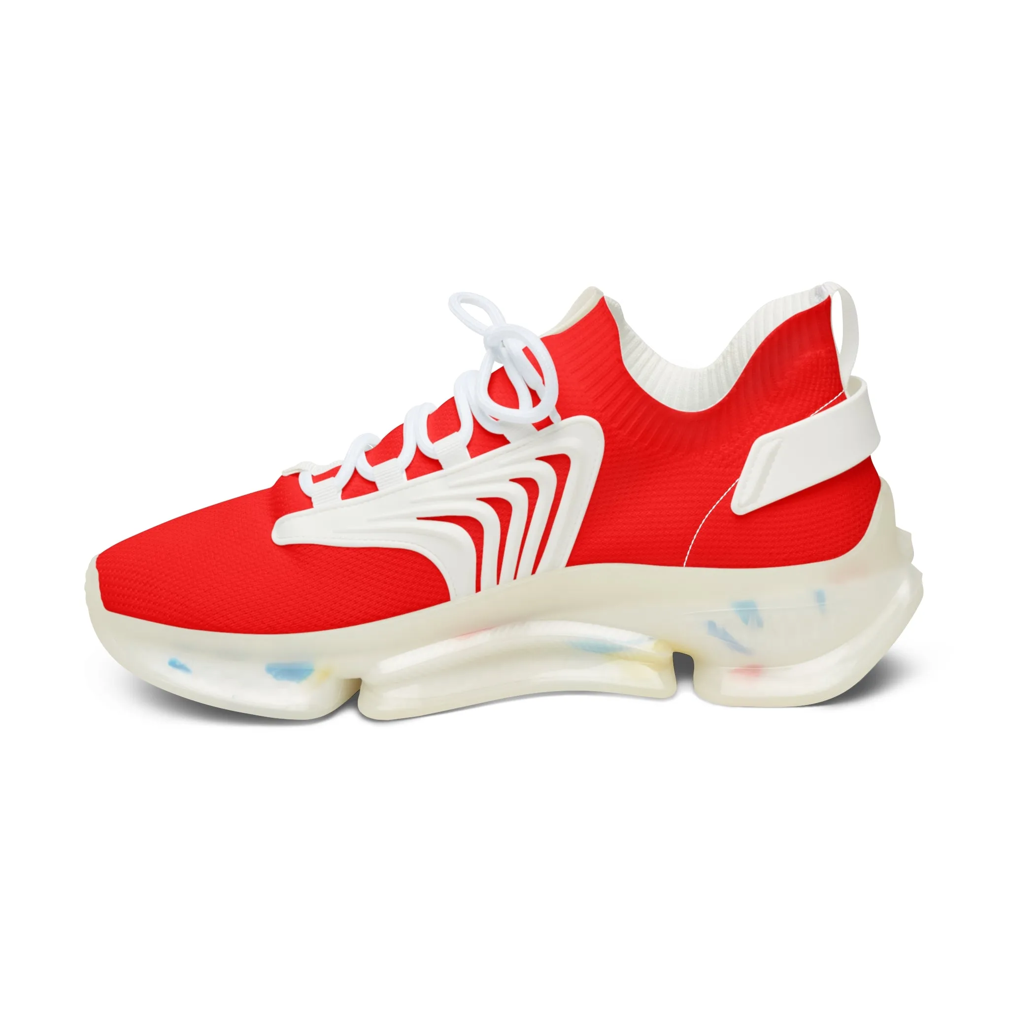 Red Women's Mesh Sneakers
