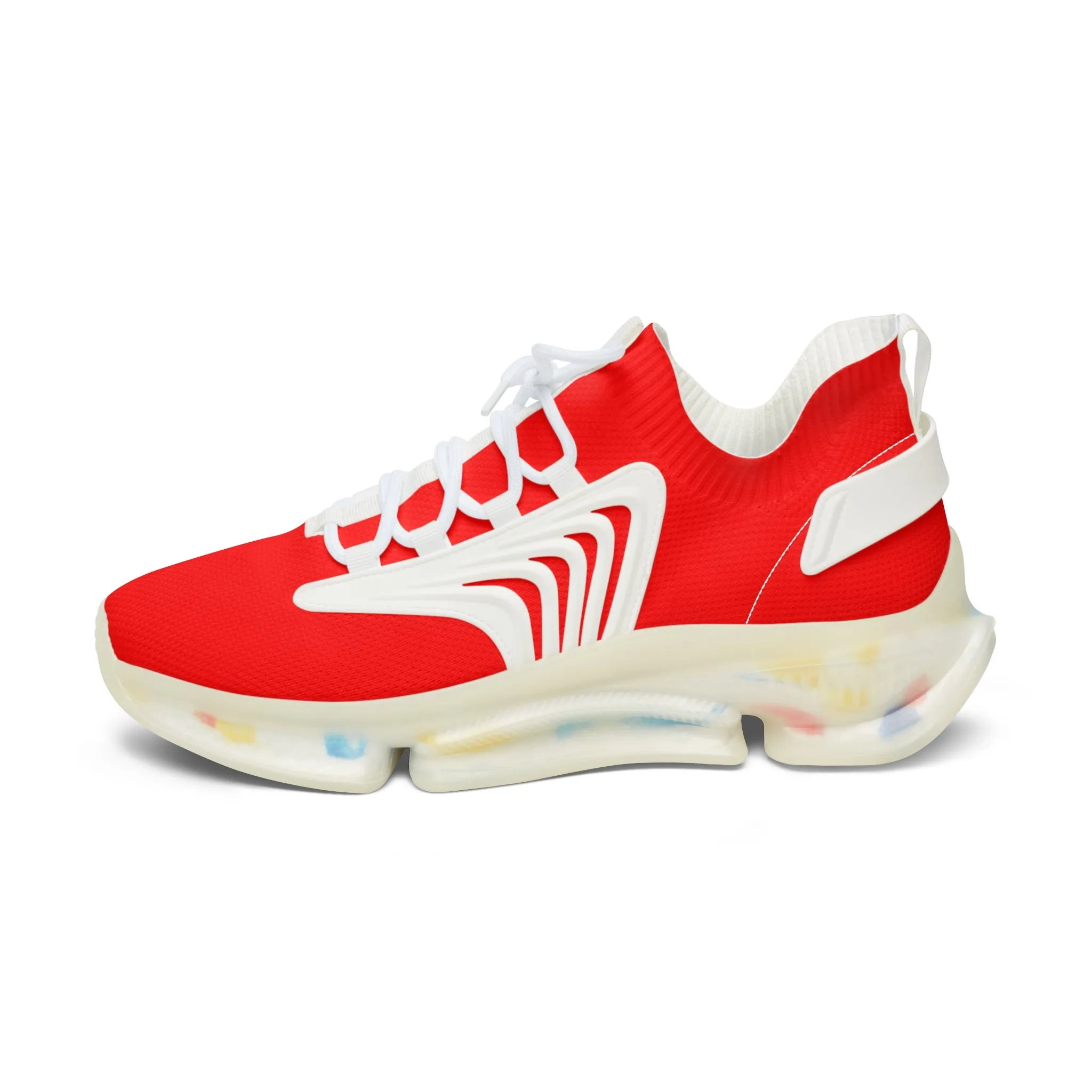 Red Women's Mesh Sneakers