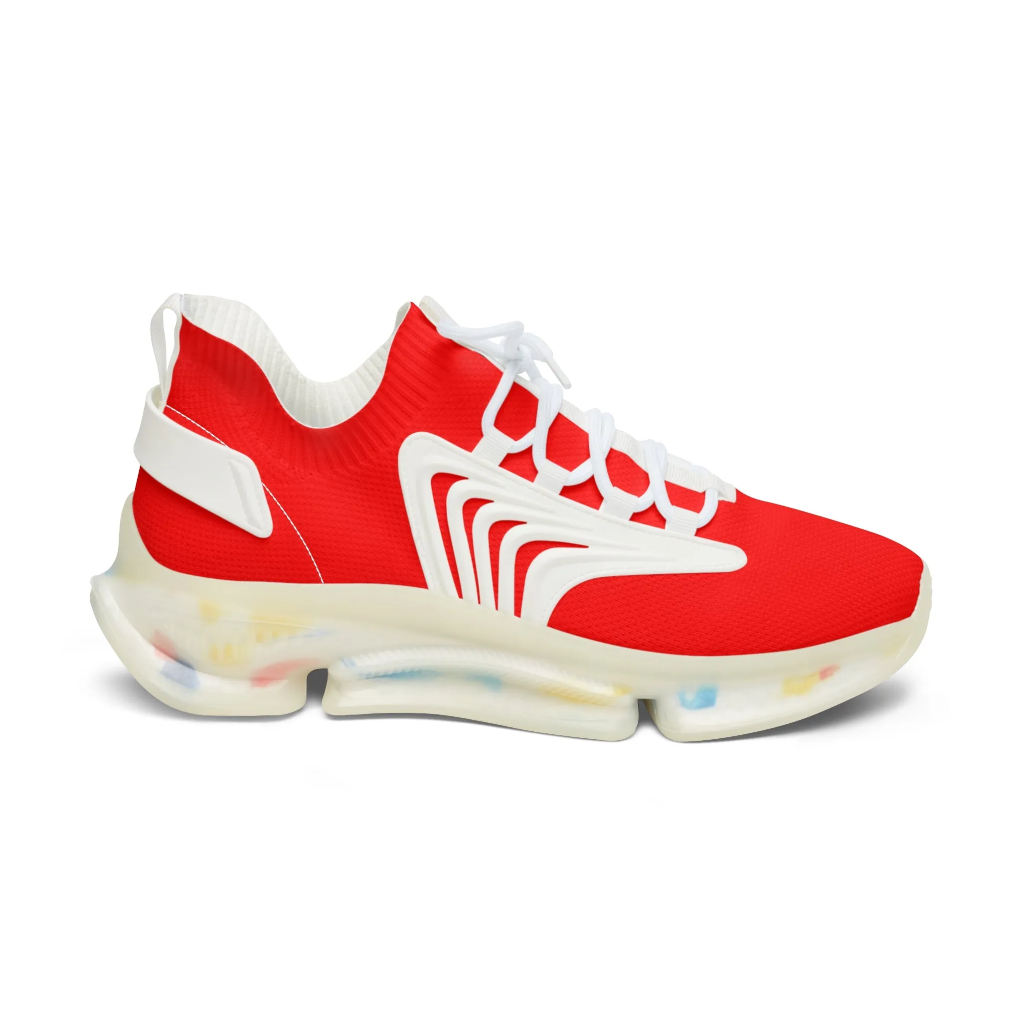 Red Women's Mesh Sneakers