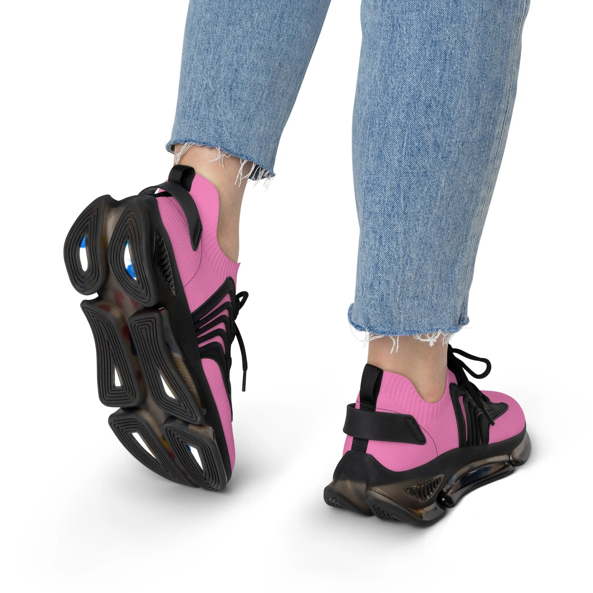 Rose Pink Women's Mesh Sneakers