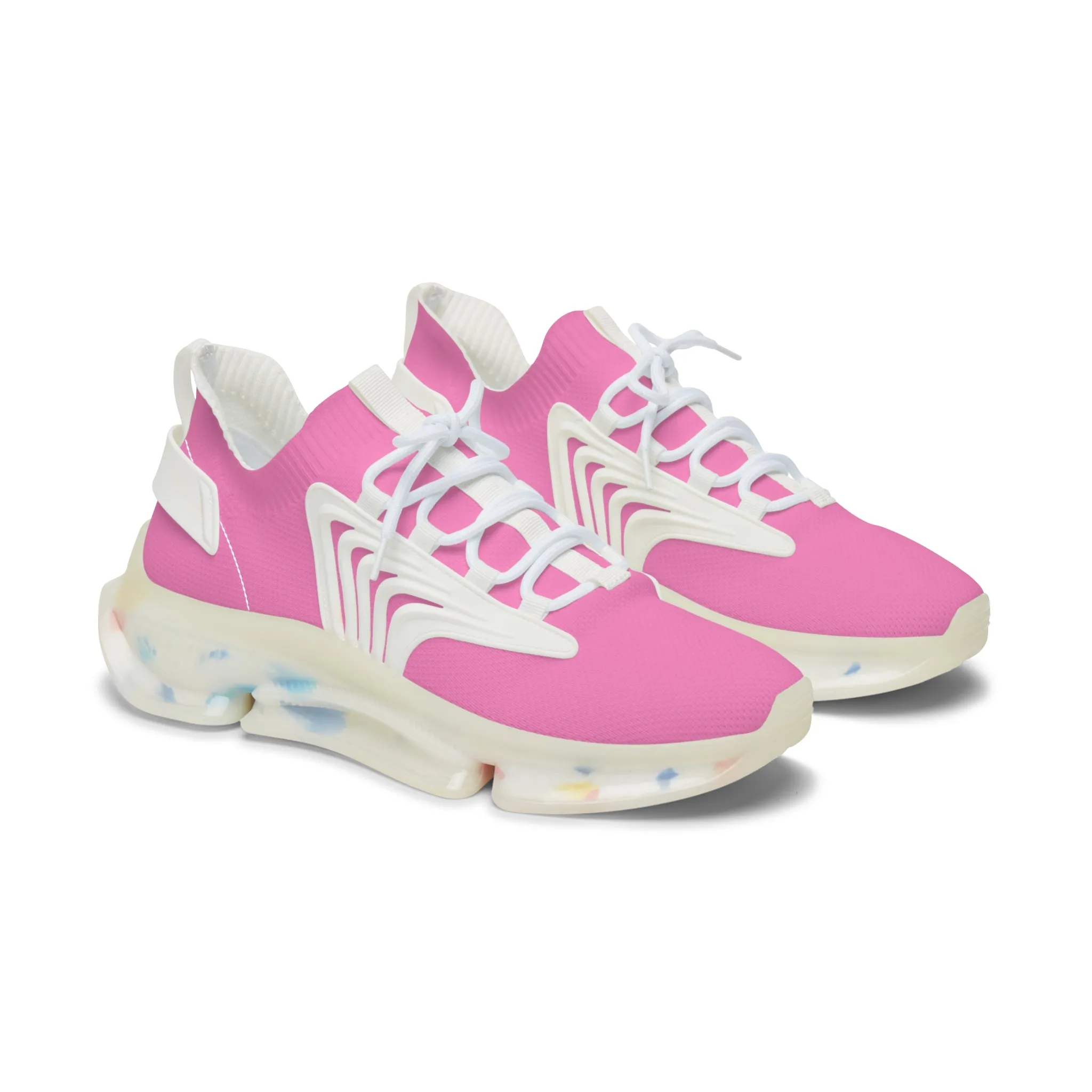 Rose Pink Women's Mesh Sneakers