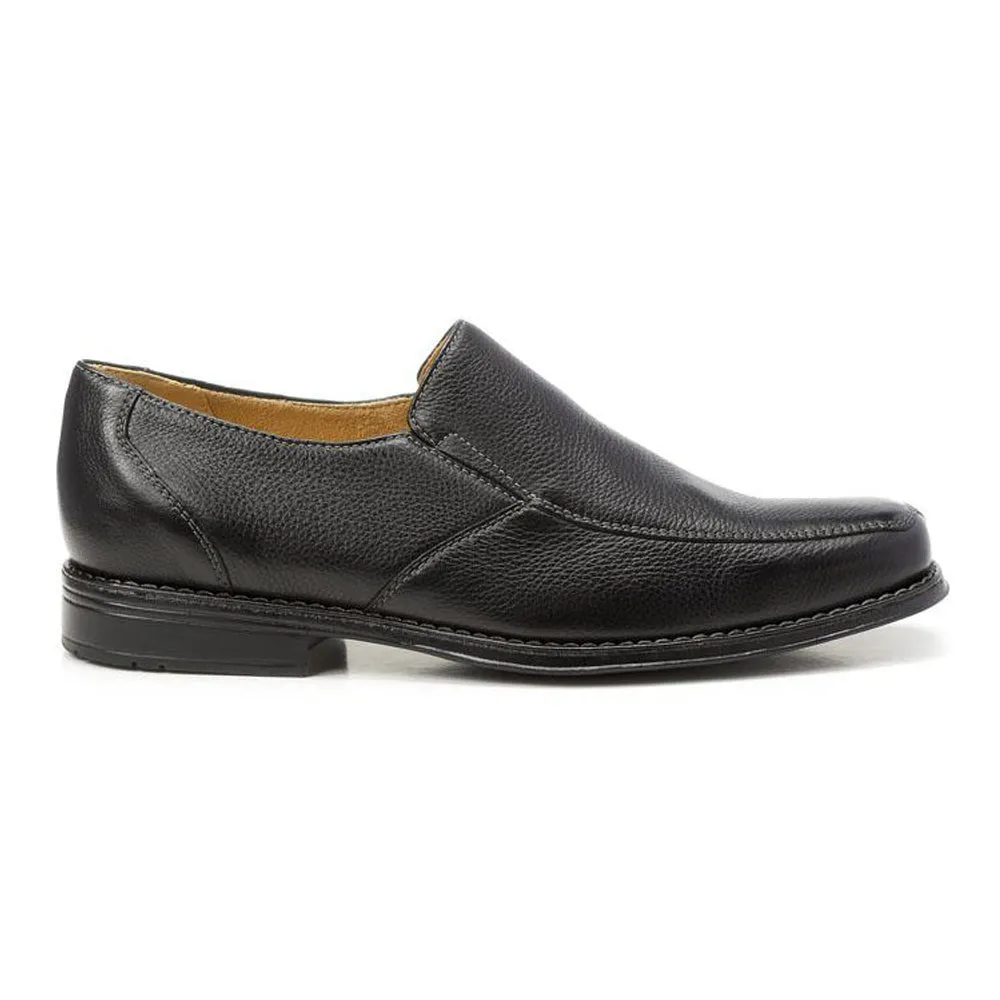 Sandro Moscoloni Renzo Black Leather Venetian Loafer