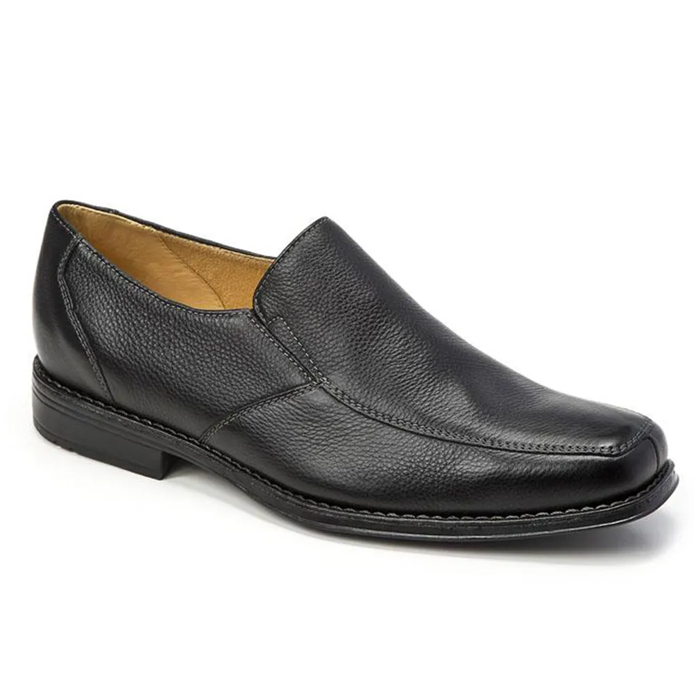 Sandro Moscoloni Renzo Black Leather Venetian Loafer