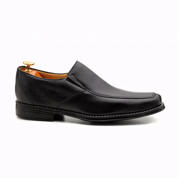 Sandro Moscoloni Renzo Black Leather Venetian Loafer