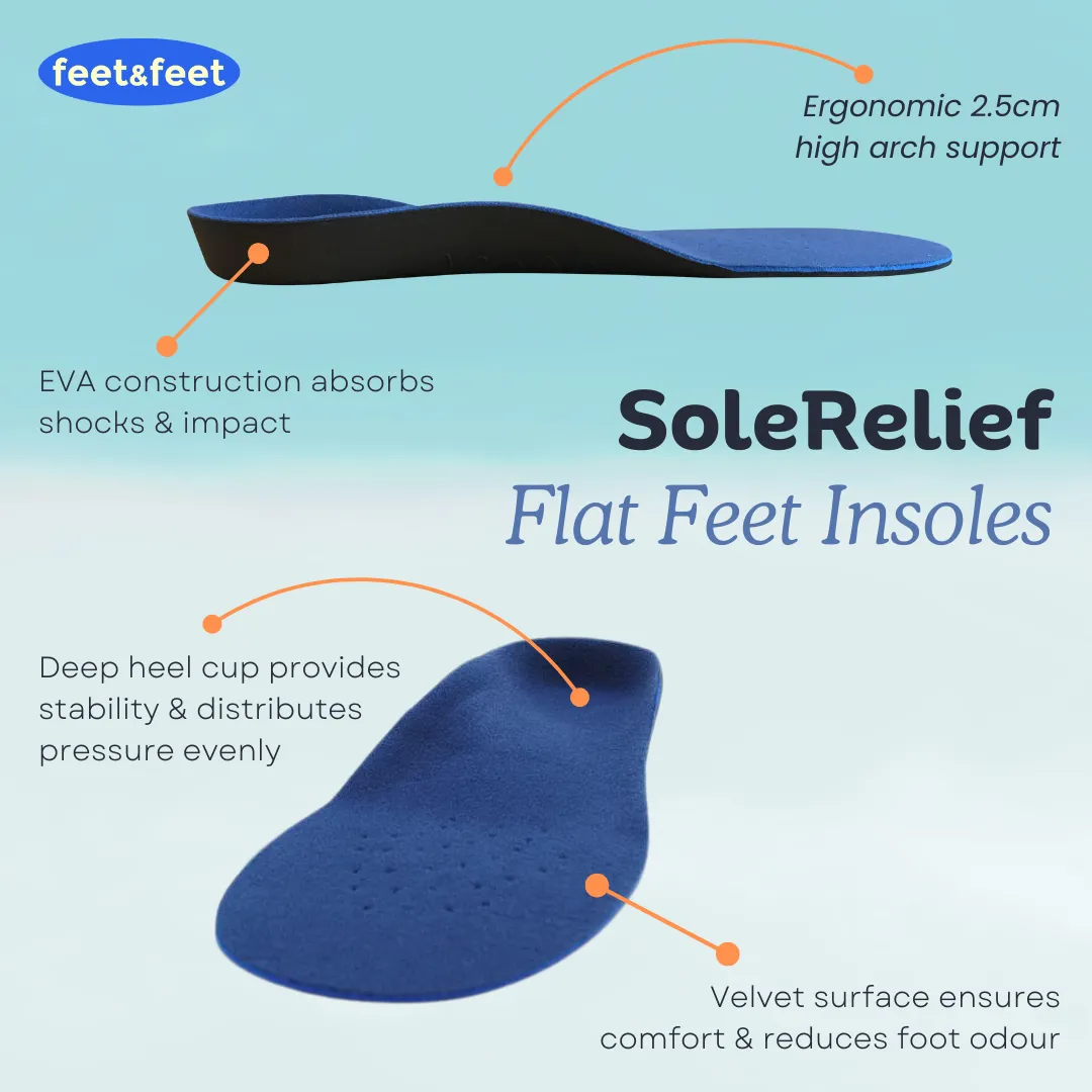 SoleRelief Flat Feet Insoles