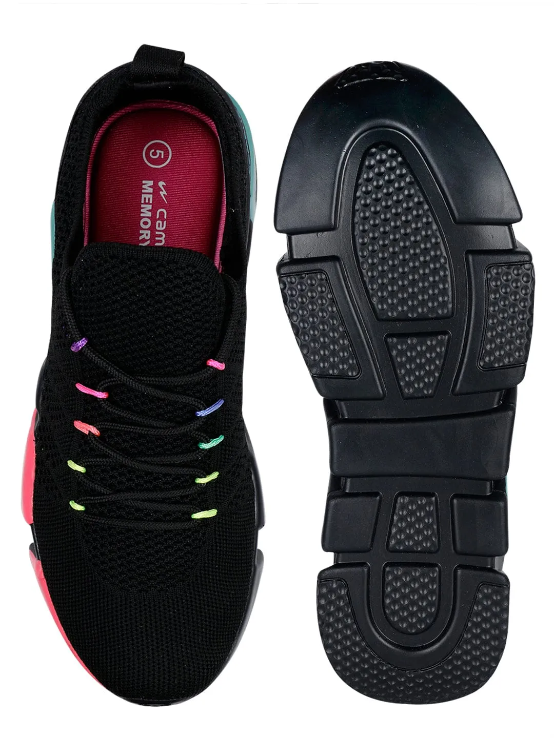 SUNSHINE Black Women's Running Shoes
