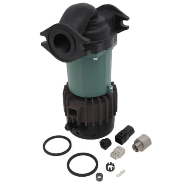 Taco VR3452-HY1-FC1A01 Viridian Self-Adjusting High Efficiency Wet Rotor Circulator with Communication Module, Less Flanges - Rotated