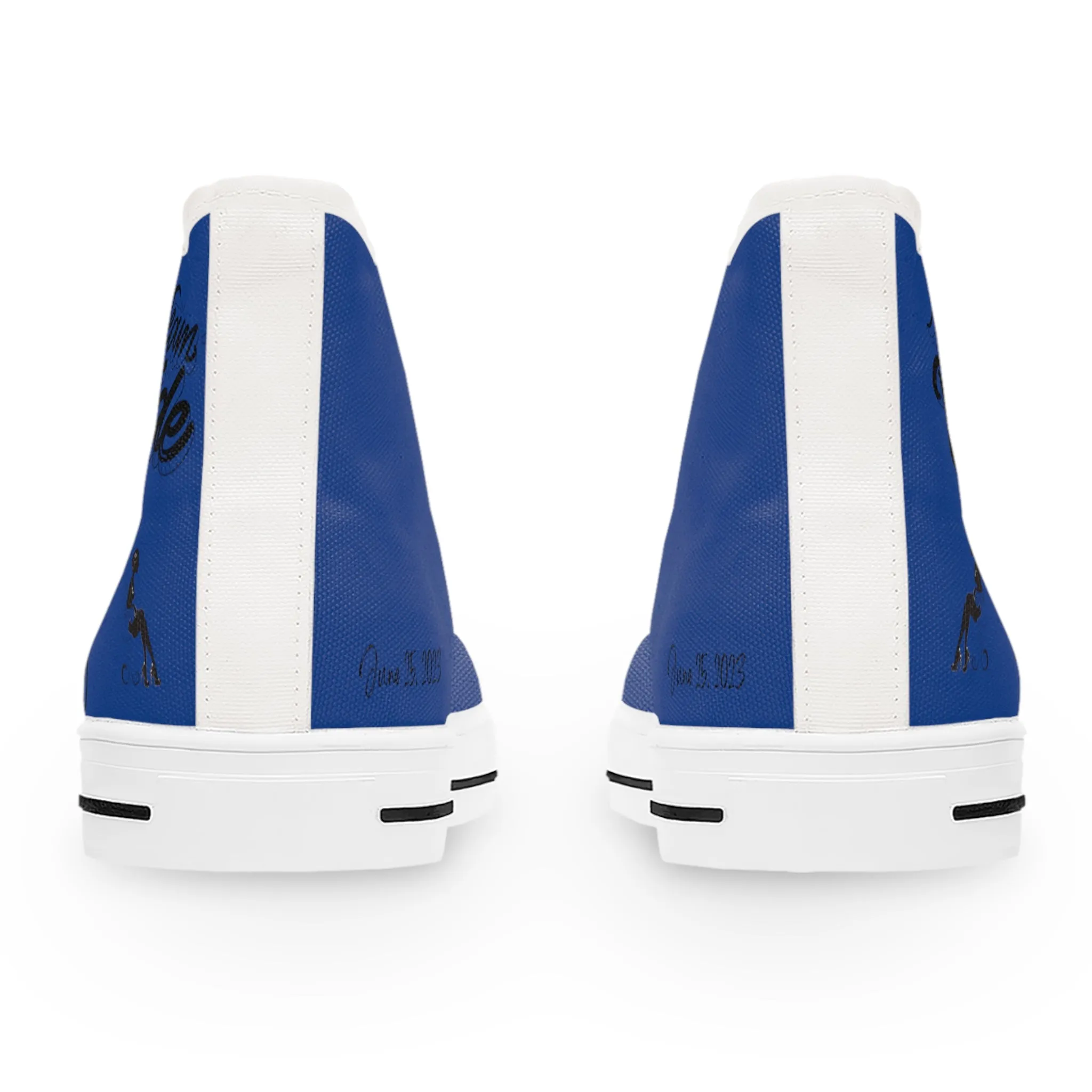 Team Bride B! DESIGN THEN PAY PERSONALIZE & CUSTOMIZE IT!Women's High Top Sneakers