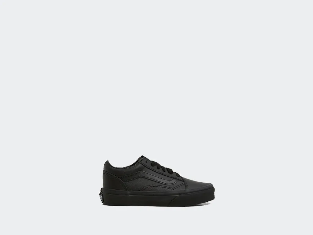 Vans Old Skool Black Leather PS VN00W9TL3B.BLK