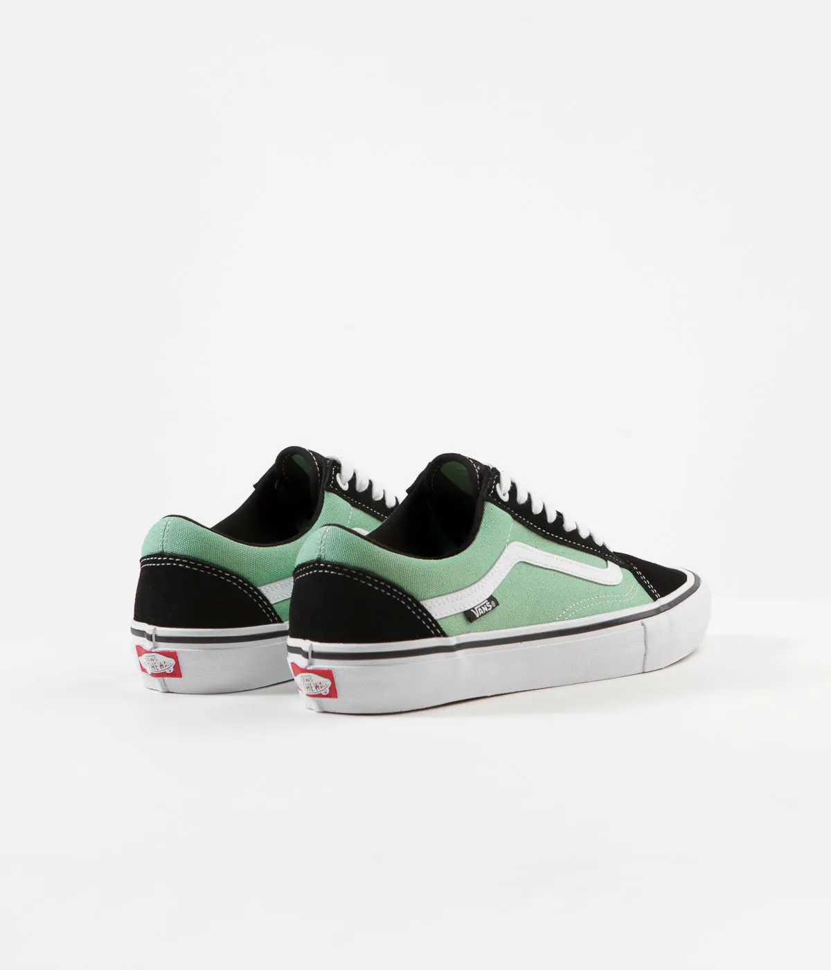 Vans Old Skool Pro Shoes - Black / Jade