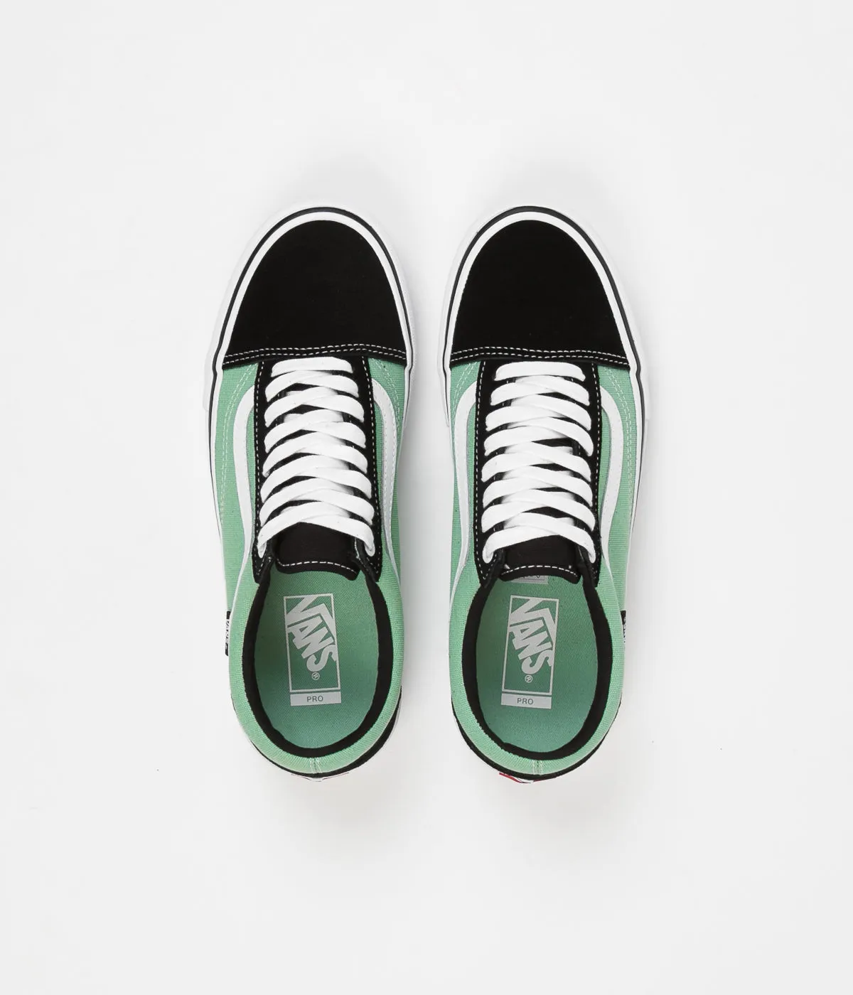 Vans Old Skool Pro Shoes - Black / Jade