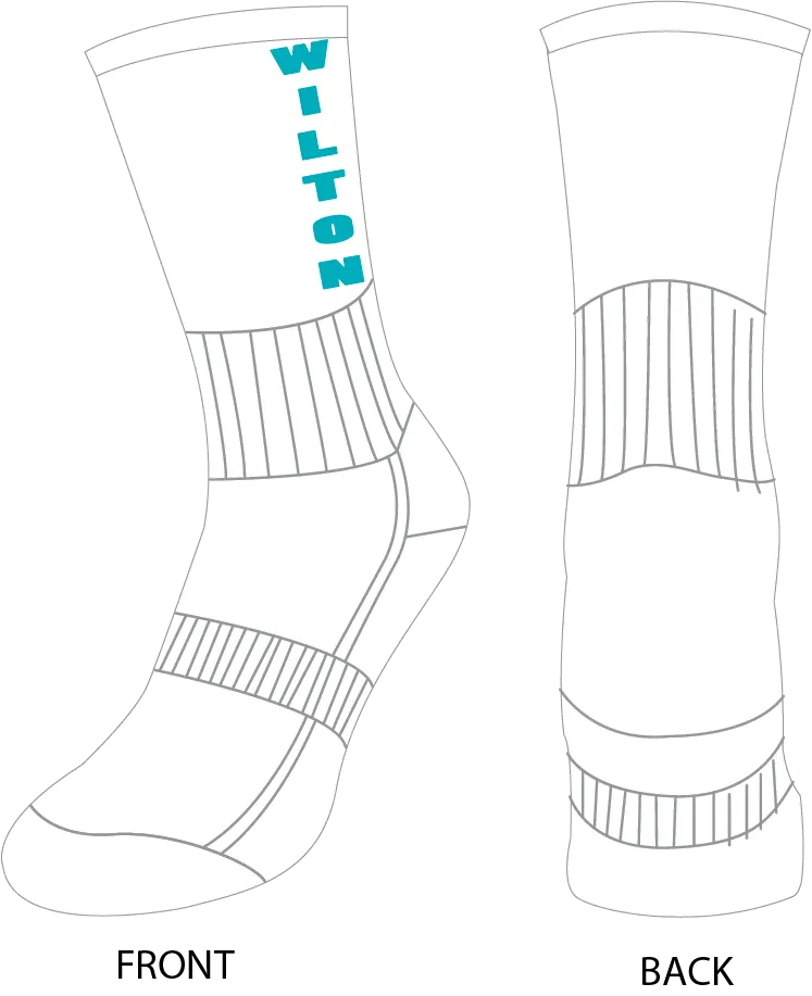 WILTON NETBALL (COMPULSORY) - Playing Crew Socks