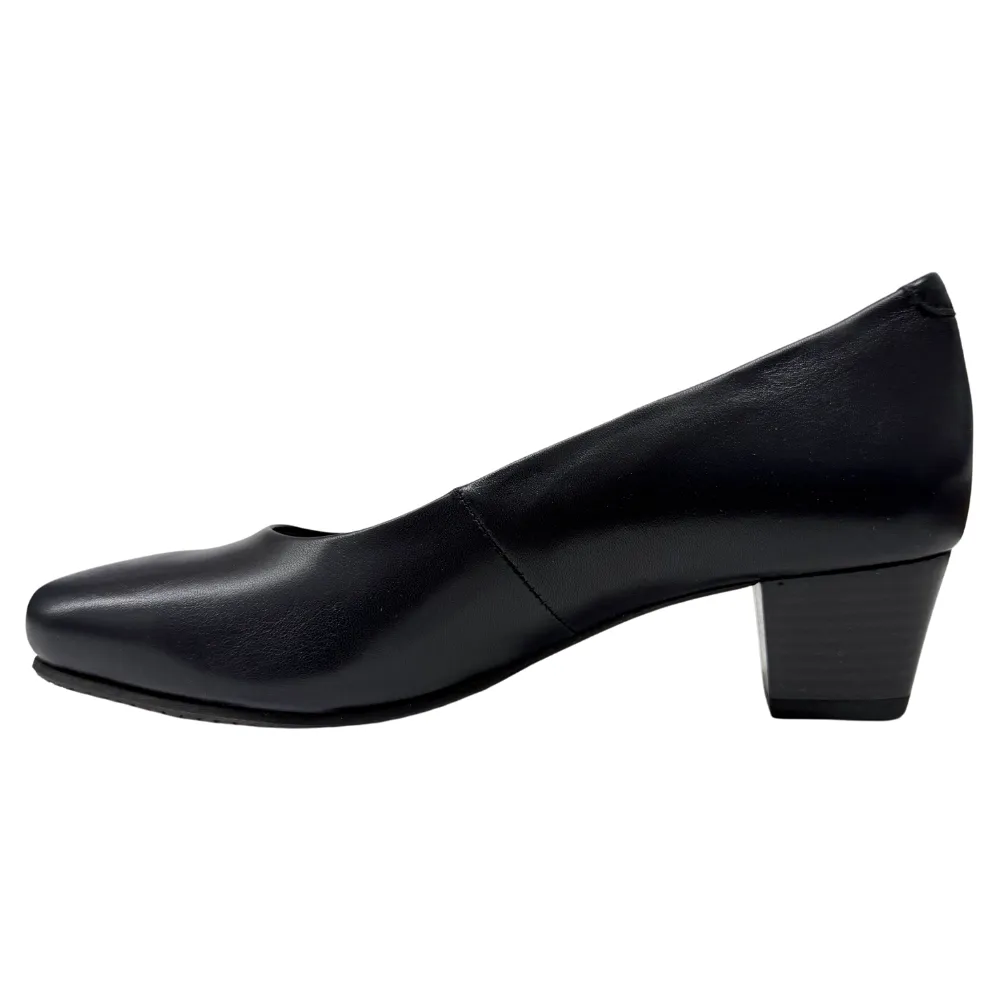 Wolky Heathrow Blue Leather Pump Shoe (Women's)
