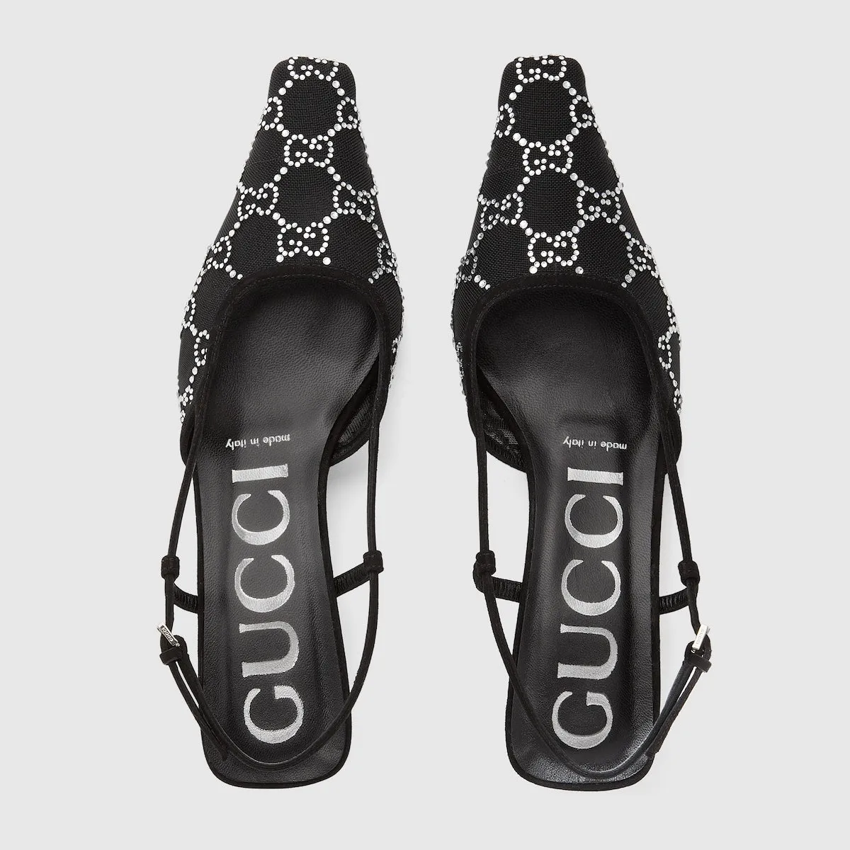 Women's slingback motif pump