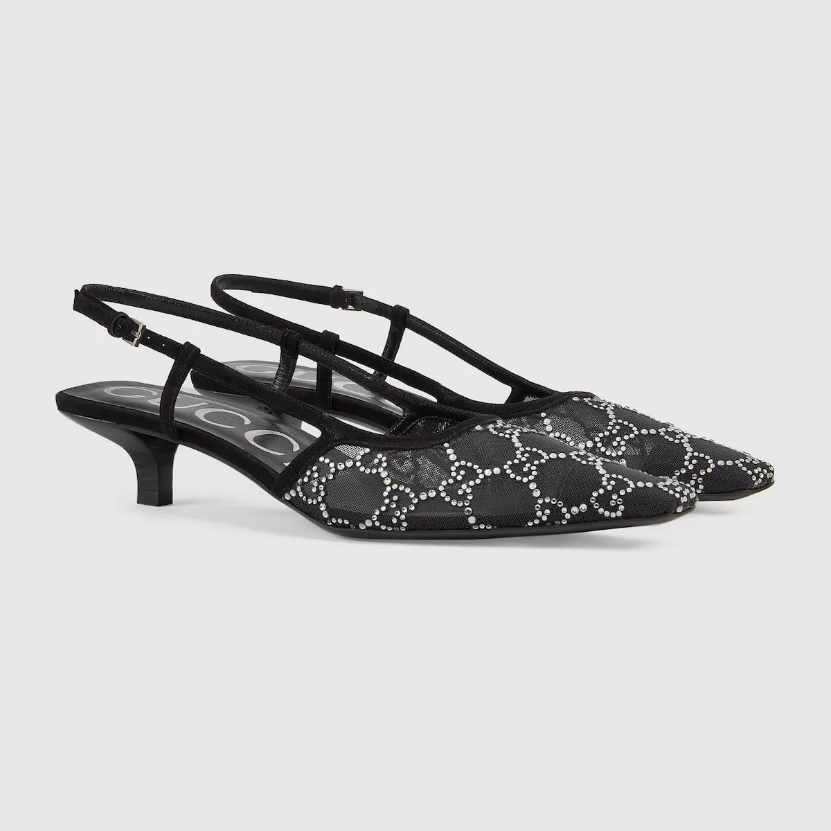 Women's slingback motif pump