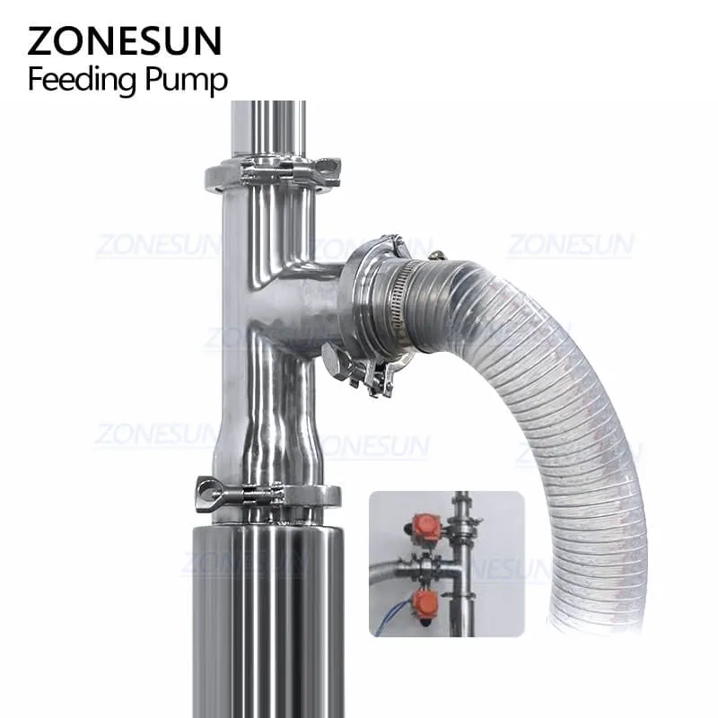 ZS-FP1 Honey Thick Paste Face Feeding Pump Cream Lotion Food Transfer Pumps For Automatic Filling Machine