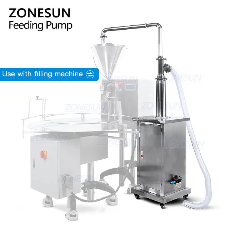 ZS-FP1 Honey Thick Paste Face Feeding Pump Cream Lotion Food Transfer Pumps For Automatic Filling Machine