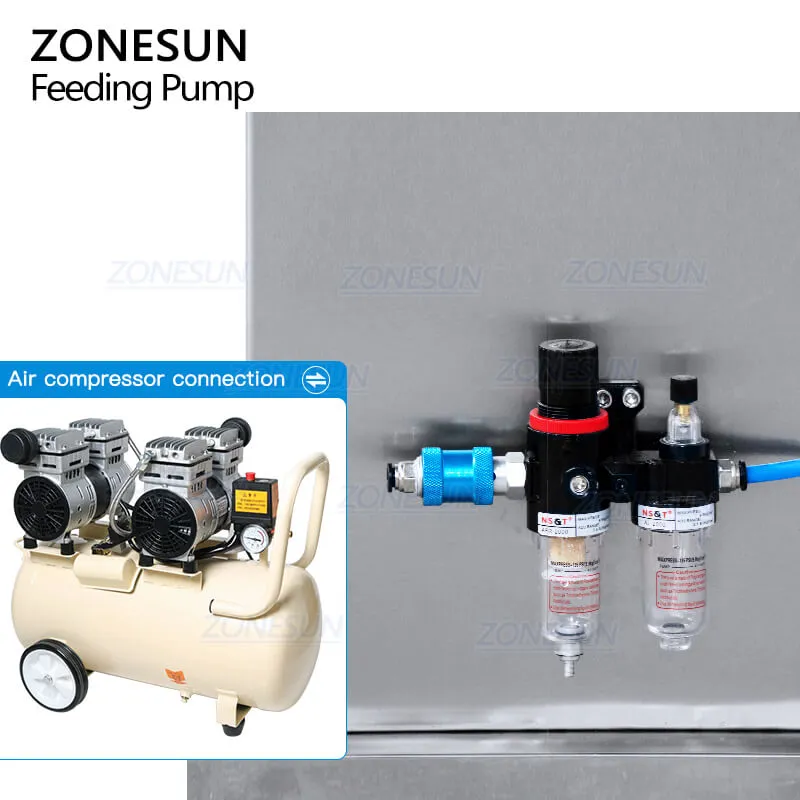 ZS-FP1 Honey Thick Paste Face Feeding Pump Cream Lotion Food Transfer Pumps For Automatic Filling Machine